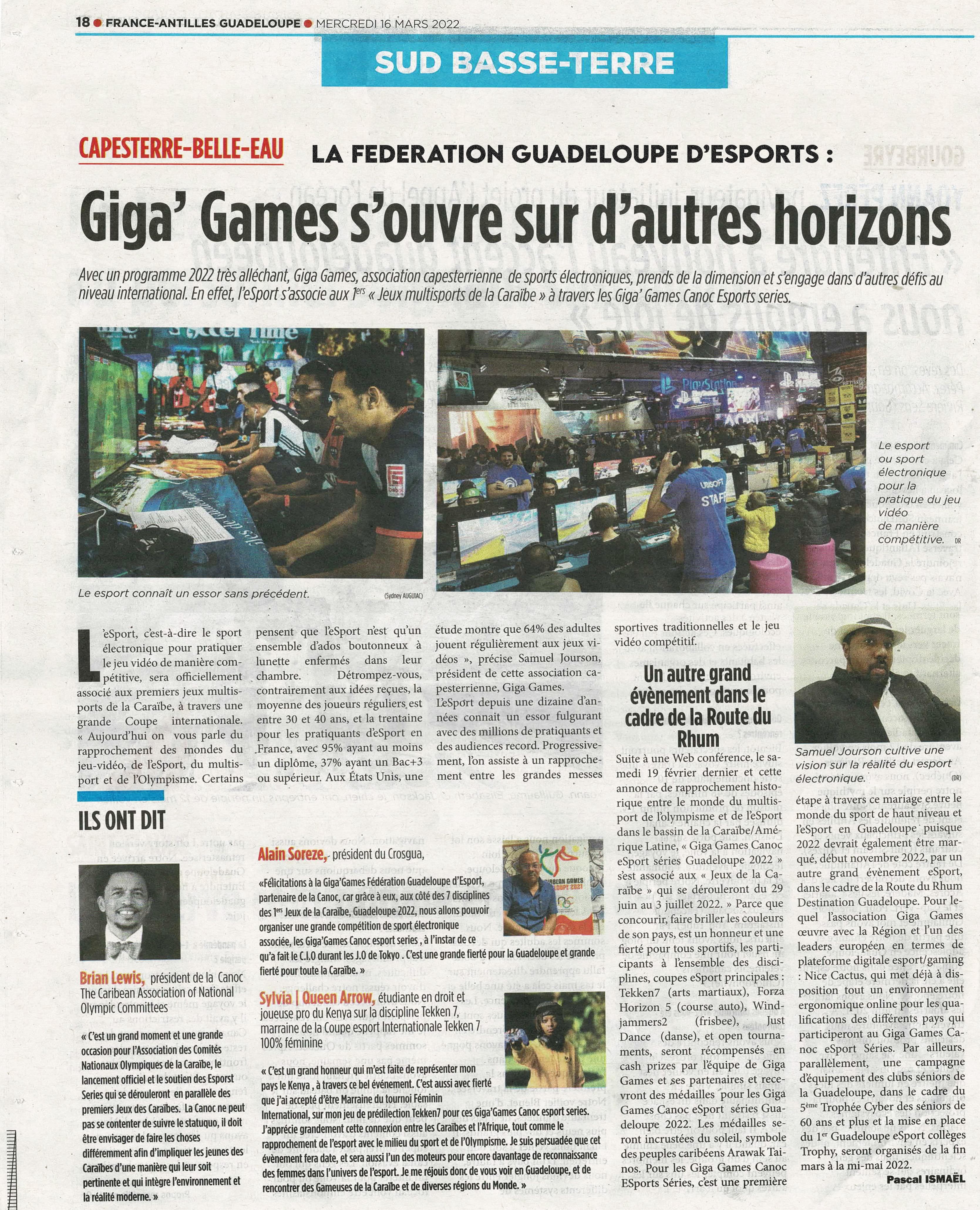 #GGCES22, GIGA'GAMES CANOC ESPORTS SERIES