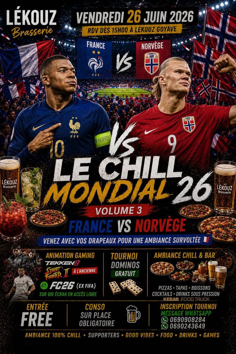 Flyer Le Chill Mondial 26 · Volume 3